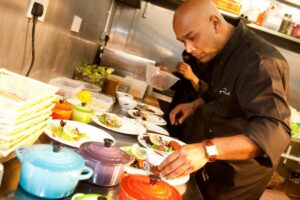 Preparation in the kitchen